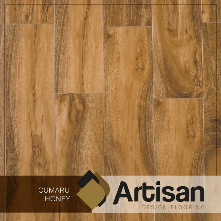 Piso Laminado Artisan 10mm Cumaru Honey